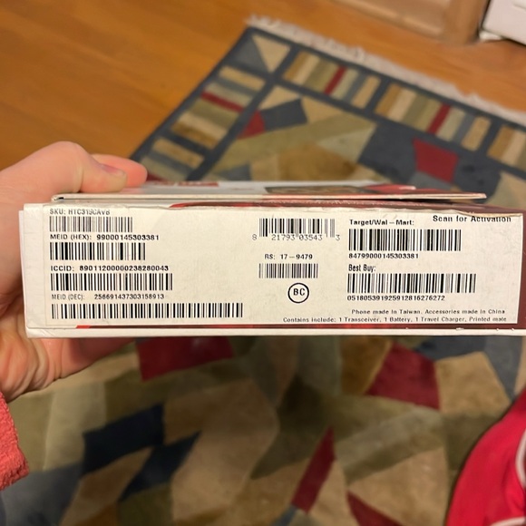 NIB Virgin Mobile HTC Desire 601 android phone - Picture 5 of 6